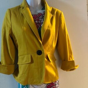 Kasper Vibrant Yellow Women's Blazer